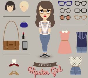 SoundStitches sewing blog hipster girl dress set